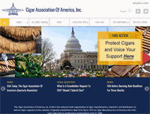 Tablet Screenshot of cigarassociation.org